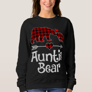 Tantchen Bear Christmas Pajama Red Kariert Buffalo Sweatshirt