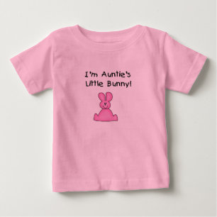 Tantchen-Kleine-Hase-Hemd (pink) Baby T-shirt