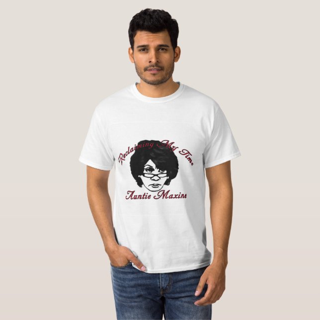 Tantchen Maxine Waters - meine Zeit neu einstellen T-Shirt (Vorne ganz)