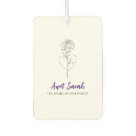 Tante Air Freshener - Das Herz unserer Familie Autolufterfrischer