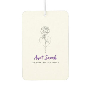 Tante Air Freshener - Das Herz unserer Familie Autolufterfrischer