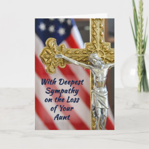 Tante, Anteilnahme Religiös Christlich Militär Karte
