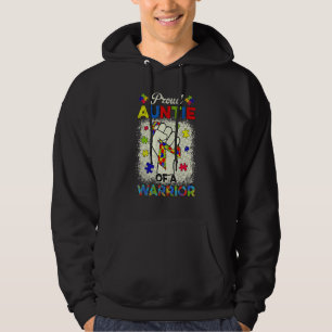 Tante Autismus Unterstützung des Kriegers für Auti Hoodie