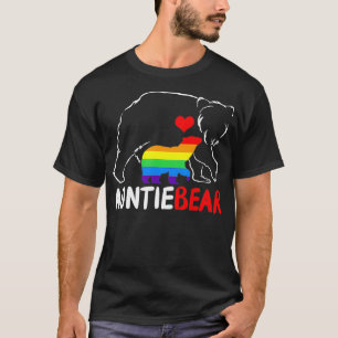 Tante Bear Proud Tante Regenbogenflagge LGBT Prix  T-Shirt