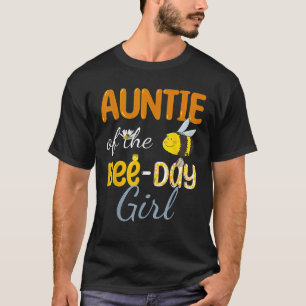 Tante Bee Day Girl T-Shirt Blumenfamilie Teil