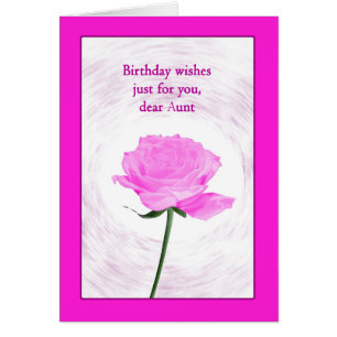 Tante Birthday Beautiful Pink Rose