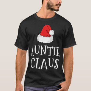 Tante Claus Christmas Hat Family Group Matching P T-Shirt