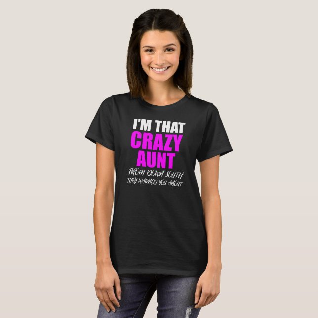 Tante Crazy T-Shirt (Vorne ganz)