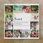 Tante Definition 12 FotoCollage Künstlicher Leinwanddruck<br><div class="desc">Personalisieren Sie mit 12 Lieblings-Fotos und personalisierten Texten für Ihre Lieblings-Tante,  Tante oder Tia,  um ein einzigartiges Geschenk zu schaffen. Ein perfekter Weg,  ihr zu zeigen,  wie phantastisch sie jeden Tag ist. Entwickelt von Thisisnotme©</div>