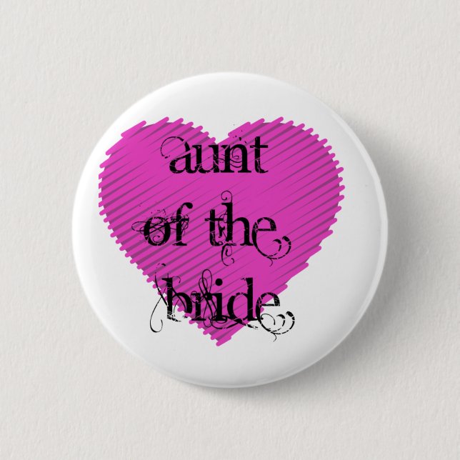 Tante der Braut Button (Vorderseite)