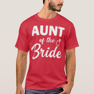 Tante der Bride Coordinating Wedding Party T-Shirt