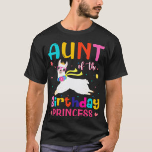 Tante der Geburtstagsprinzessin Lama T-Shirt