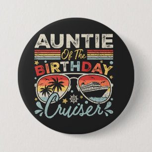 Tante der Geburtstagsrundfahrt Button