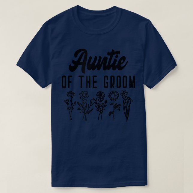 Tante der GroomBachelorette Matching Group T-Shirt (Design vorne)