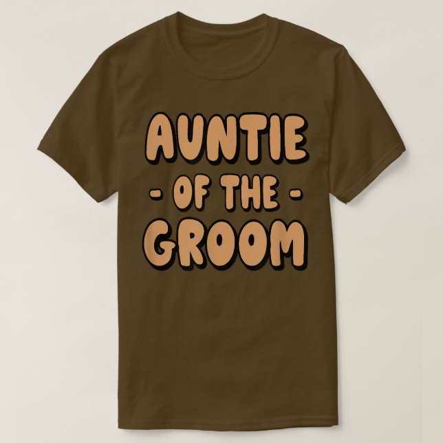 Tante der GroomBachelorette Matching Group T-Shirt (Design vorne)