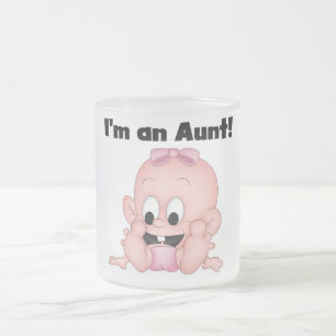Tante der neuen Nichten-T-Shirts und der Geschenke Mattglastasse