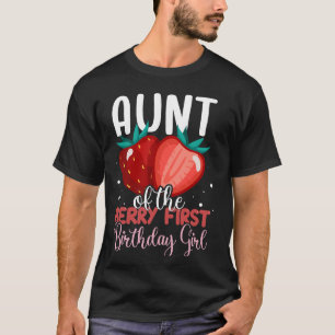 Tante der Niedlichen Berry First Birthday Girl T-Shirt