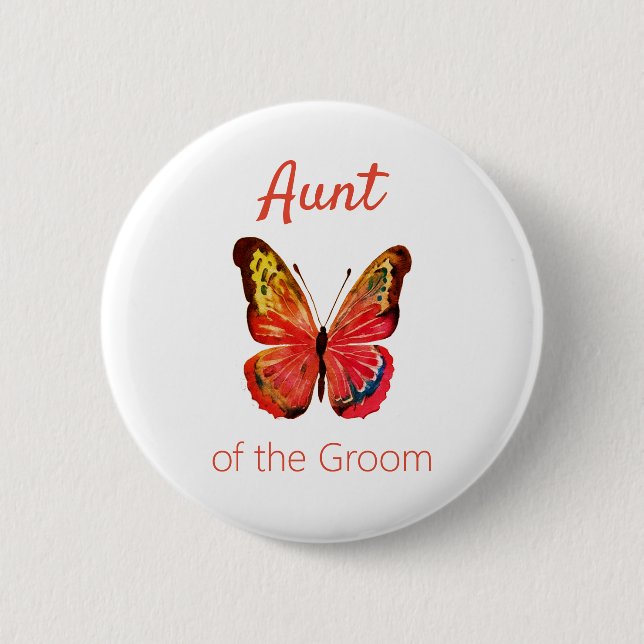 Tante der Schmetterlingstaste Button (Vorderseite)