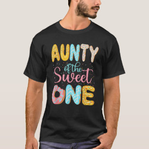 Tante der Sweet One Tante Donuts Familie Matching T-Shirt