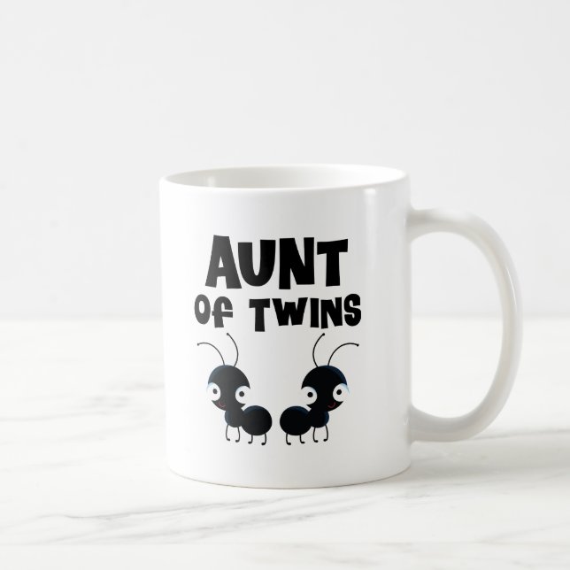 Tante der Zwillings-Jungen Kaffeetasse (Rechts)