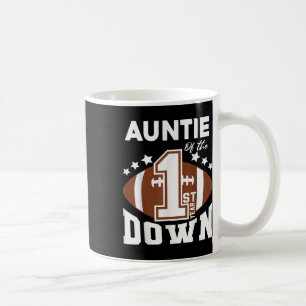 Tante des 1. Jahres Down Football Erster Geburtsta Kaffeetasse