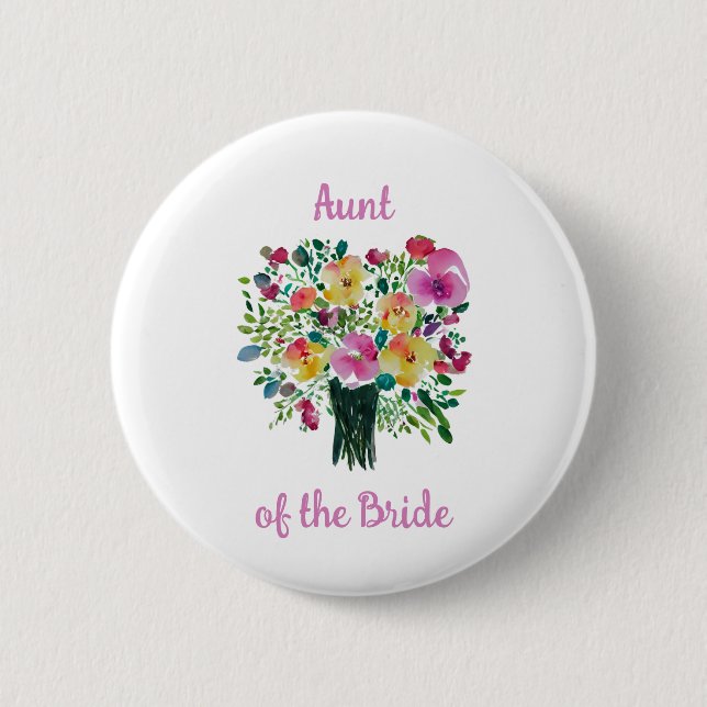 Tante des Brautknopfes Button (Vorderseite)