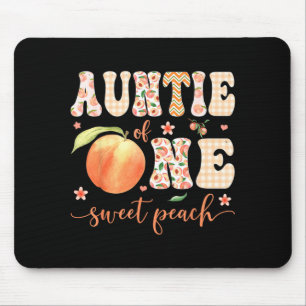 Tante des Geburtstagsmädchens One Sweet Peach zur Mousepad