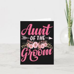 Tante des Groomspenders Mama Braut Hochzeitsraum _ Karte