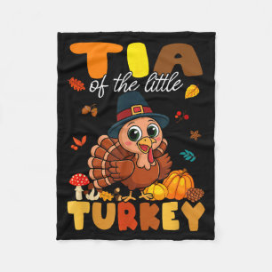 Tante des kleinen Truthahns Thanksgiving Baby Show Fleecedecke