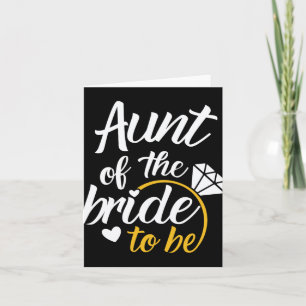 Tante des künftigen großen Hochzeitstages Karte