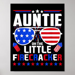 Tante des Little Firecracker Fourth of July Poster