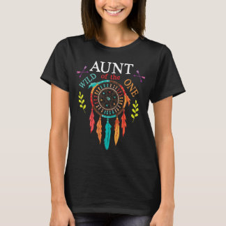 Tante des wilden ein Nichte Nephew glücklichen Mut T-Shirt
