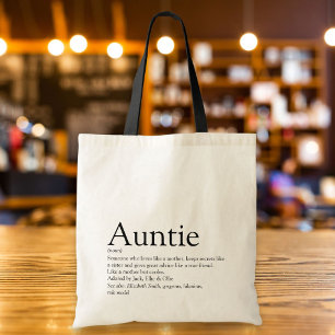 Tante, die Beste überhaupt, Tante-Definition Tragetasche