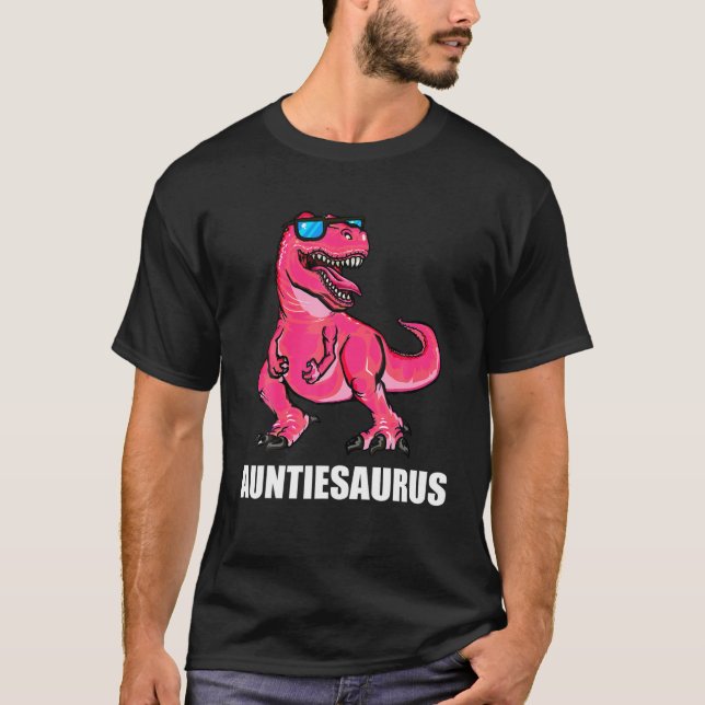 Tante Dinosaur Auntiesaurus Tante Frauen T-Shirt (Vorderseite)