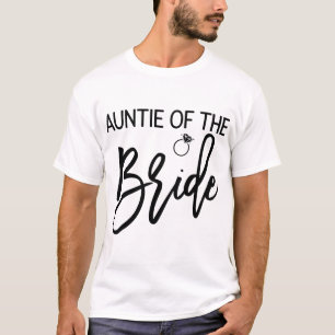 tante du T-shirt de frère de tante de noir de