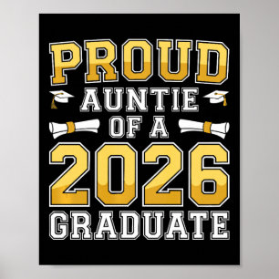 Tante einer Absolventin von 2026 Shirt Cl 20 Poster