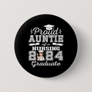Tante eines Krankenpflegers 2024 Mädchenfamilie Button