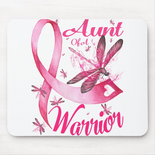 Tante eines Kriegerdrachenbrustkrebses Mousepad (Vorne)
