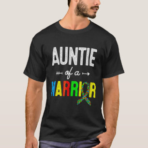 Tante eines Kriegers zur Sensibilisierung für Auti T-Shirt