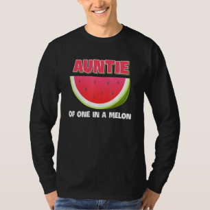 Tante eins in einer Melon Familie Matching Waterme T-Shirt