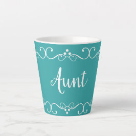 Tante Elegante Typografie Niedliches Geschenk Kaff Milchtasse