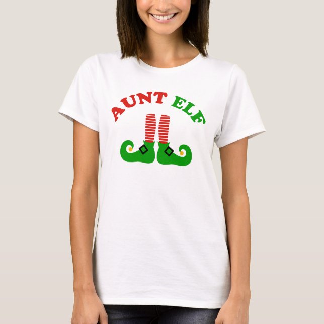 Tante Elf T-Shirt (Vorderseite)