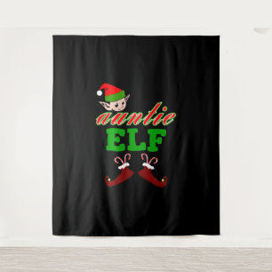 Tante Elf Weihnachtsgeschenk Wandteppich