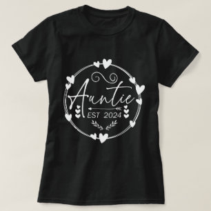 Tante Est 2024 Kinderankündigung Cool Tante Spaß T-Shirt