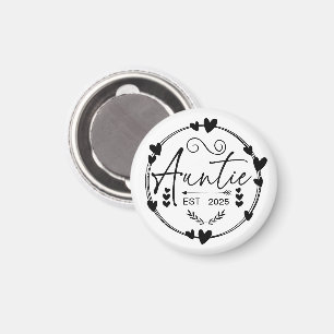 Tante Est 2025 Pregnancy Ankündigung Tante Funny Magnet