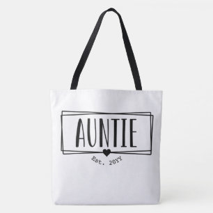 Tante Est. Benutzerdefinierte Tante etablierte New Tasche