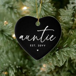 Tante etablierte elegante Typografie Neue Tante Keramik Ornament