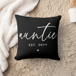 Tante etablierte elegante Typografie Neue Tante Kissen