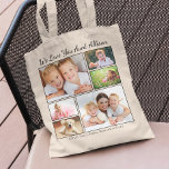 Tante Fotos Personalisiert Tragetasche<br><div class="desc">Geben Sie einer Lieblings-Tante eine individuelle Tasche mit einer 6-Foto-Collage aus ihren Nichten und Neffen, Familie, Haustieren, etc., ihren Namen, "I Liebe You" oder "We Liebe You", und ob sie als "Tante", "Tante", "Tia" usw. bezeichnet wird.</div>