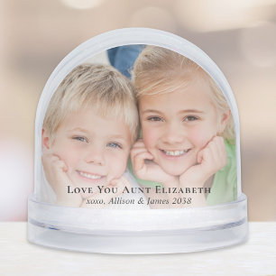 Tante Fotos Snow Globe Keepake Schneekugeln